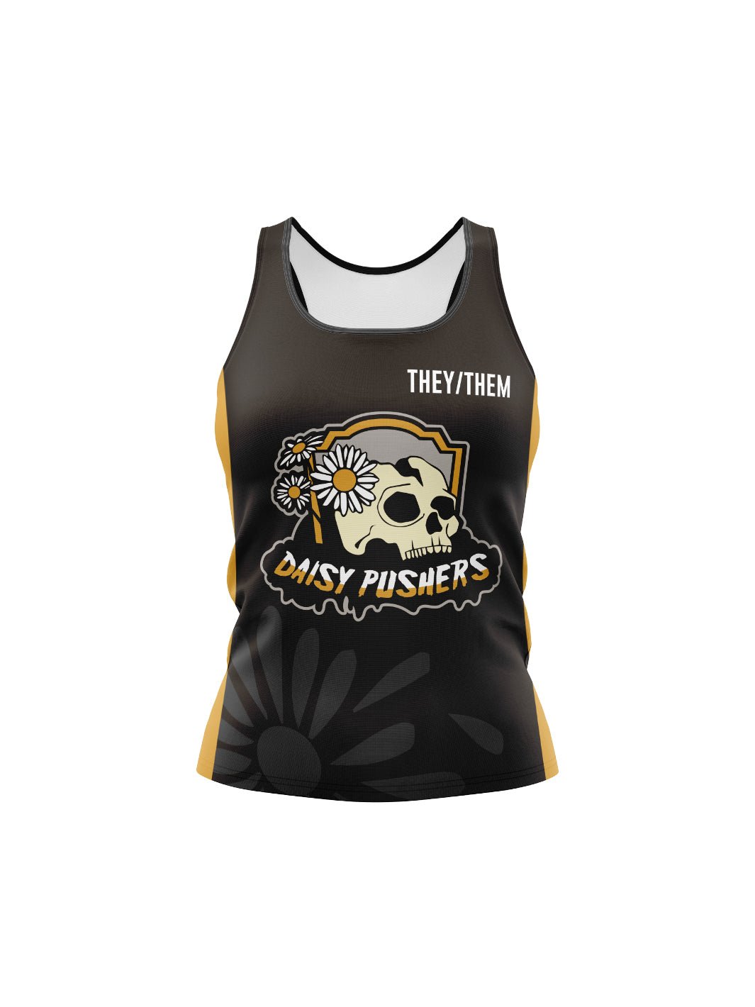 EOD - First Team Jersey | Daisy Pushers Women's Athletic Tank Top - Oddball Workshop