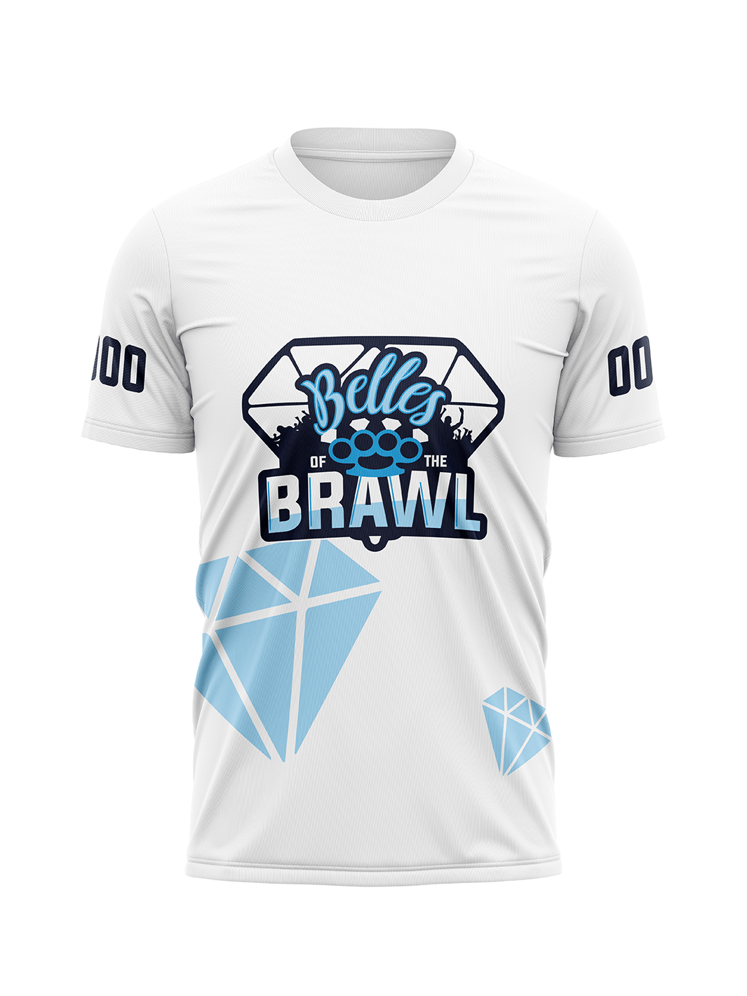 Eves of Destruction Free Store | Belles Of The Brawl Men's Team Jersey Short Sleeve - Oddball Workshop