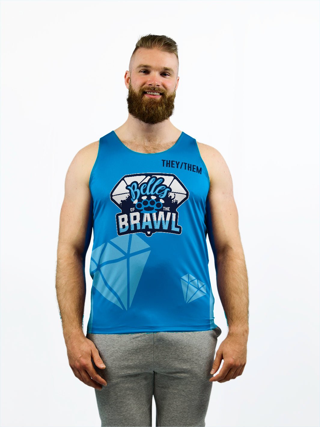 Eves of Destruction Team Store | Team Belles Of The Brawl Unisex Athletic Tank Top - Oddball Workshop