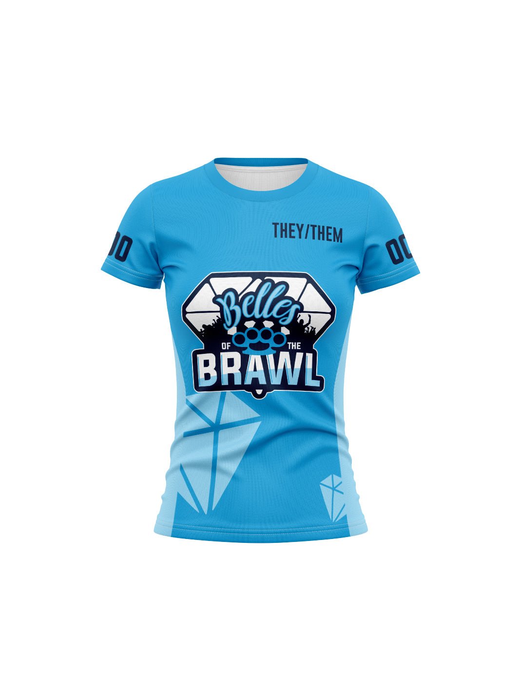 Eves of Destruction Team Store | Team Belles Of The Brawl Women's Team Jersey Short Sleeve - Oddball Workshop