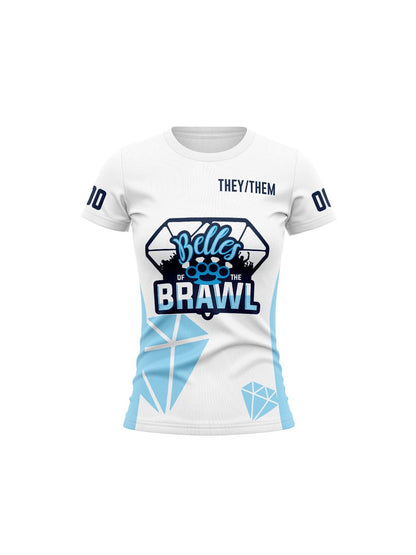 Eves of Destruction Team Store | Team Belles Of The Brawl Women's Team Jersey Short Sleeve - Oddball Workshop