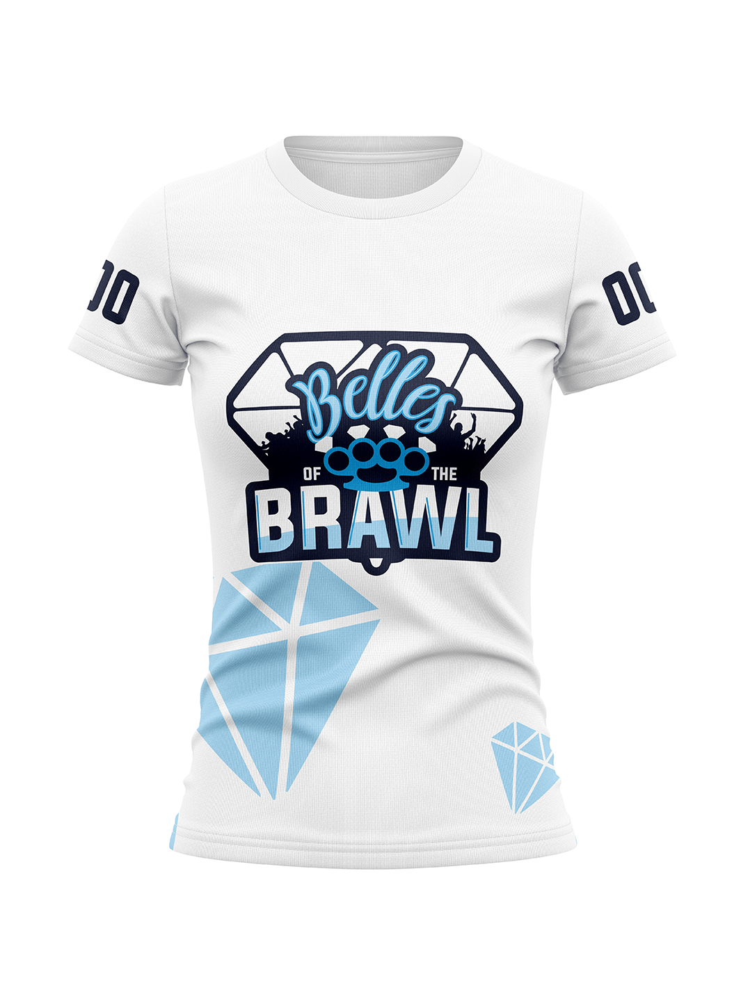 Eves of Destruction Team Store | Team Belles Of The Brawl Women's Team Jersey Short Sleeve - Oddball Workshop