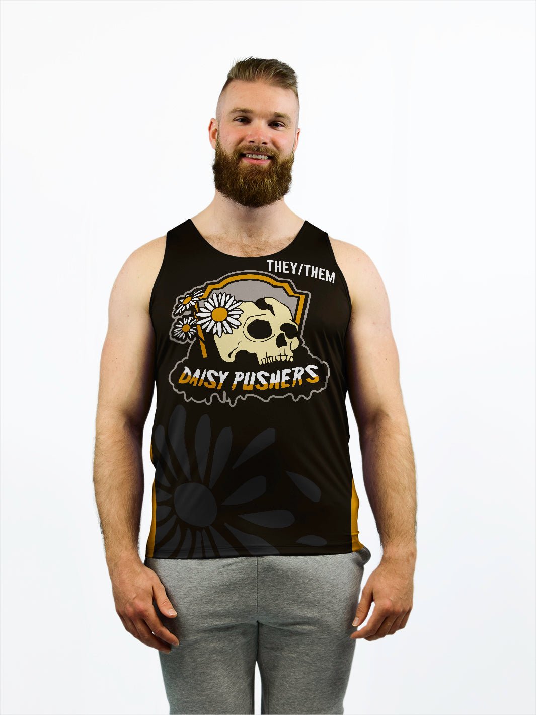 Eves of Destruction Team Store | Team Daisy Pushers Unisex Athletic Tank Top - Oddball Workshop