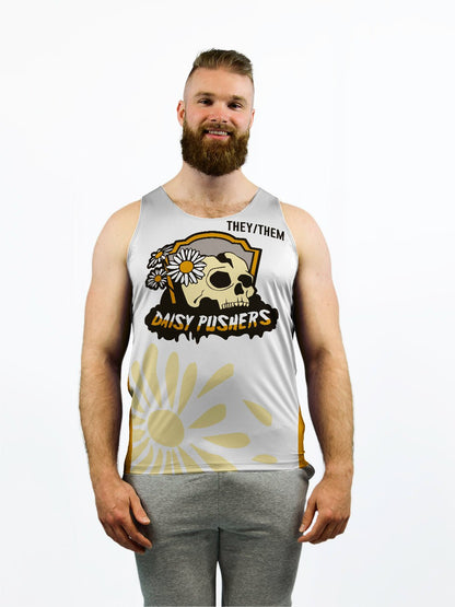 Eves of Destruction Team Store | Team Daisy Pushers Unisex Athletic Tank Top - Oddball Workshop