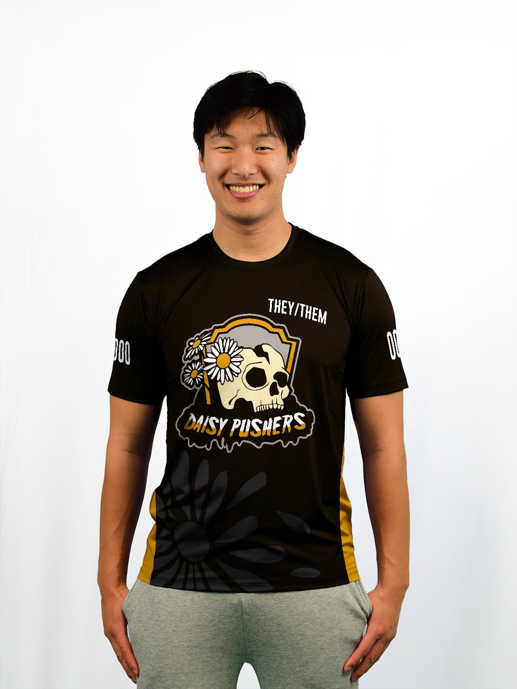 Eves of Destruction Team Store | Team Daisy Pushers Unisex Team Jersey Short Sleeve - Oddball Workshop