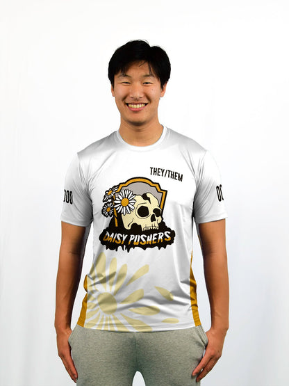 Eves of Destruction Team Store | Team Daisy Pushers Unisex Team Jersey Short Sleeve - Oddball Workshop