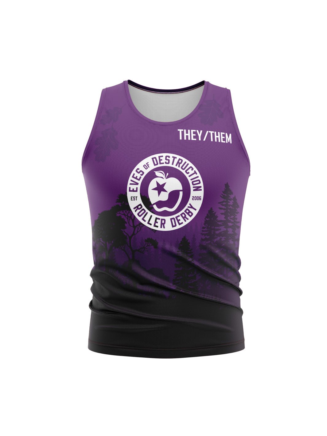 Eves of Destruction Team Store | Team Eves Of Destruction Unisex Athletic Tank Top - Oddball Workshop