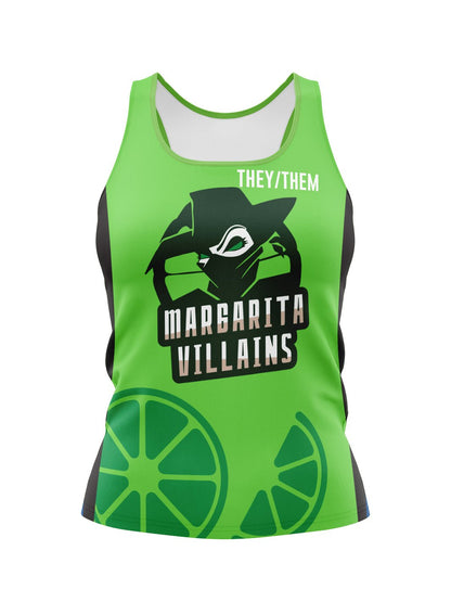 Eves of Destruction Team Store | Team Margarita Villains Women's Athletic Tank Top - Oddball Workshop