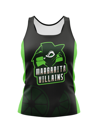 Eves of Destruction Team Store | Team Margarita Villains Women's Athletic Tank Top - Oddball Workshop