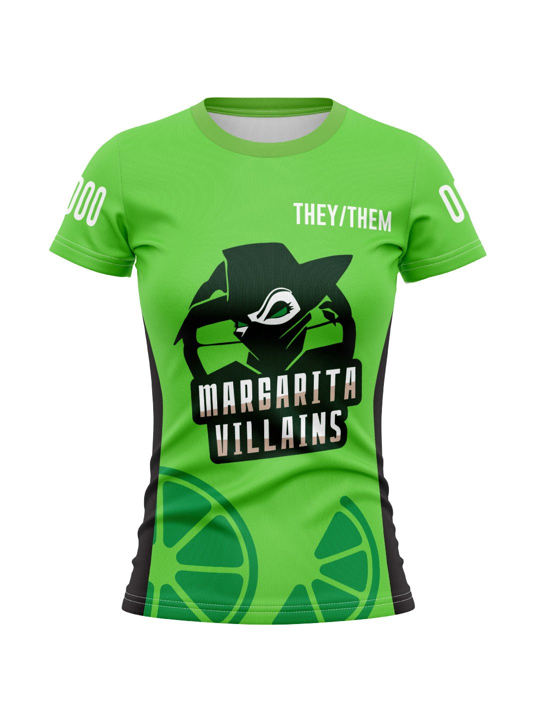 Eves of Destruction Team Store | Team Margarita Villains Women's Team Jersey Short Sleeve - Oddball Workshop