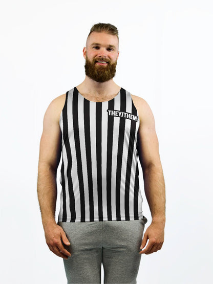 Eves of Destruction Team Store | Team Referee Unisex Athletic Tank Top - Oddball Workshop