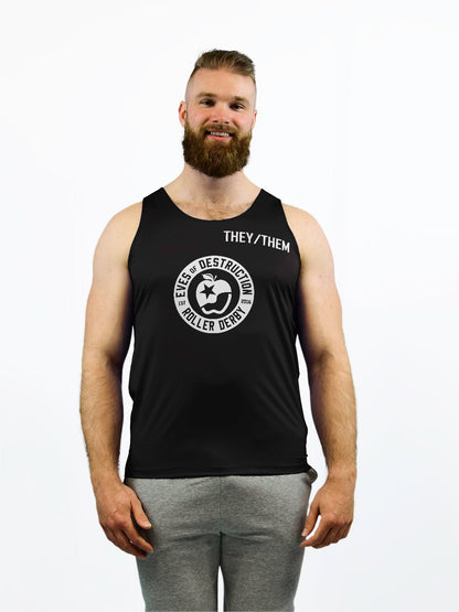 Eves of Destruction Team Store | Team Scrimmage Unisex Athletic Tank Top - Oddball Workshop