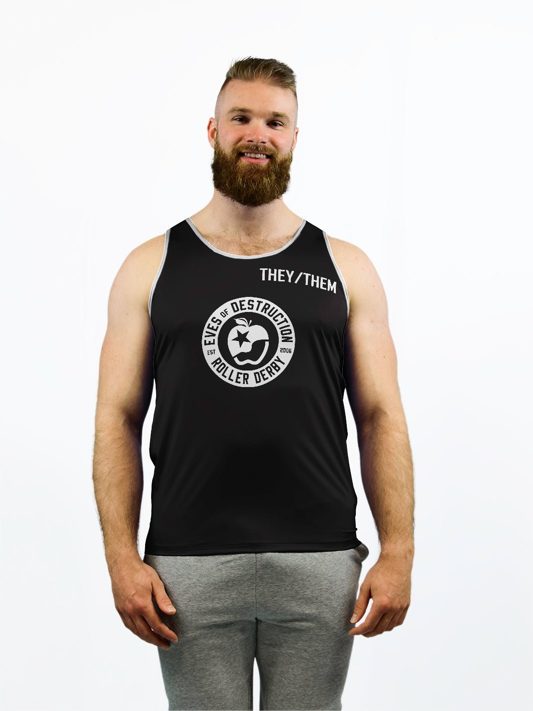 Eves of Destruction Team Store | Team Scrimmage Unisex Athletic Tank Top Reversible - Oddball Workshop