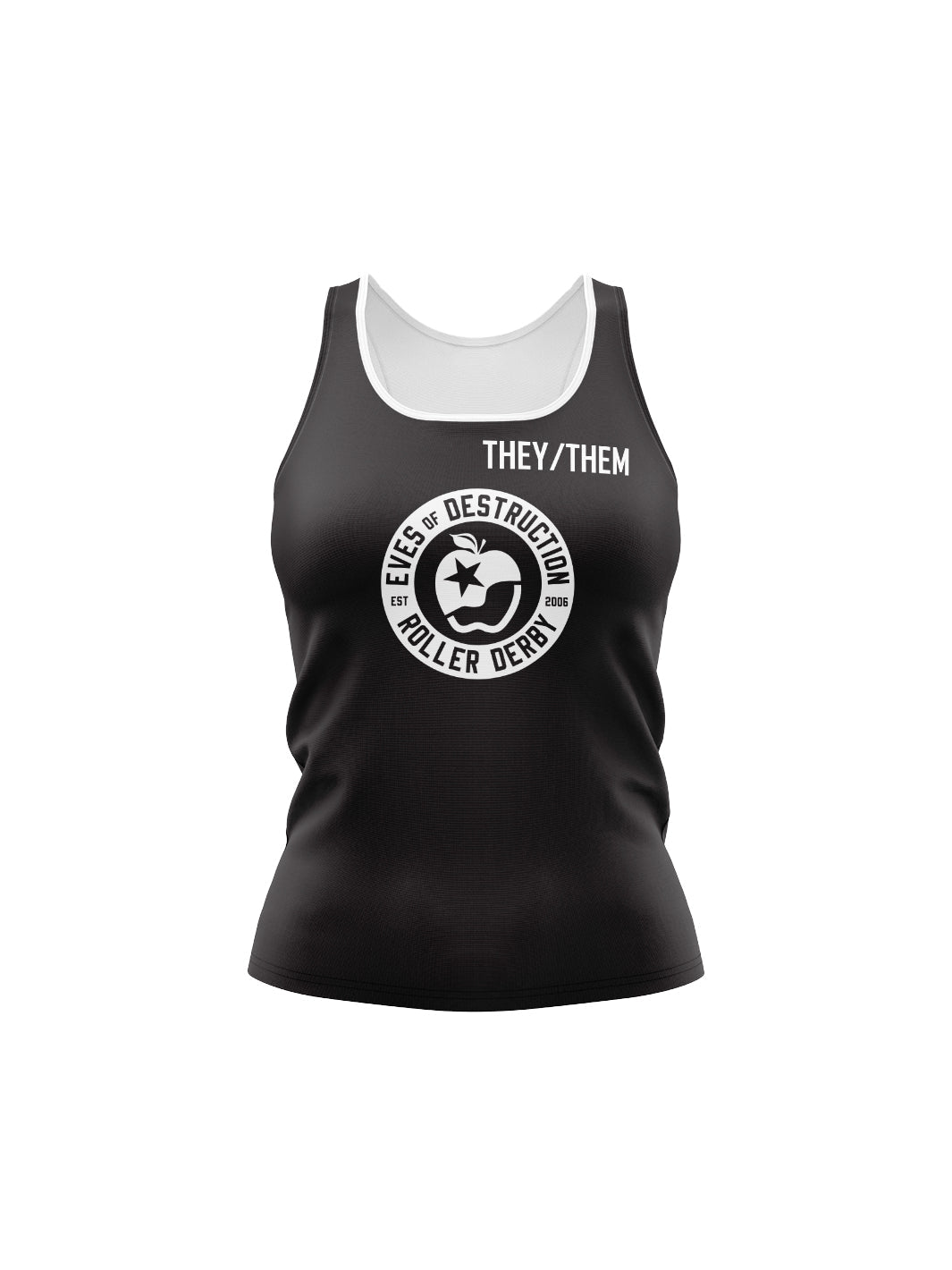 Eves of Destruction Team Store | Team Scrimmage Women's Athletic Tank Top Reversible - Oddball Workshop