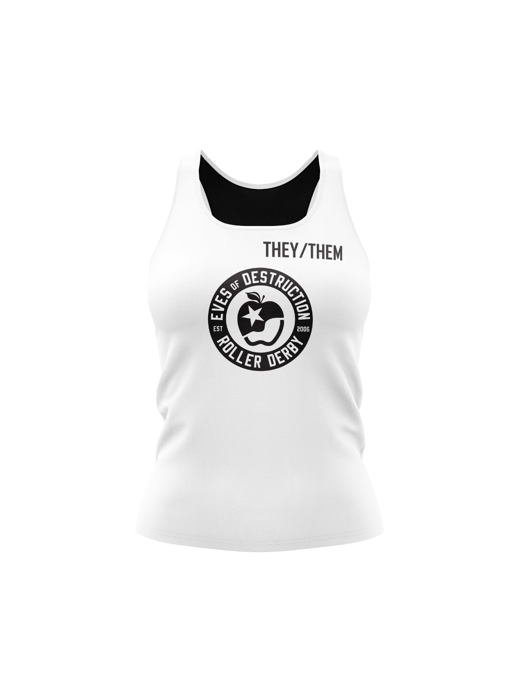 Eves of Destruction Team Store | Team Scrimmage Women's Athletic Tank Top Reversible - Oddball Workshop