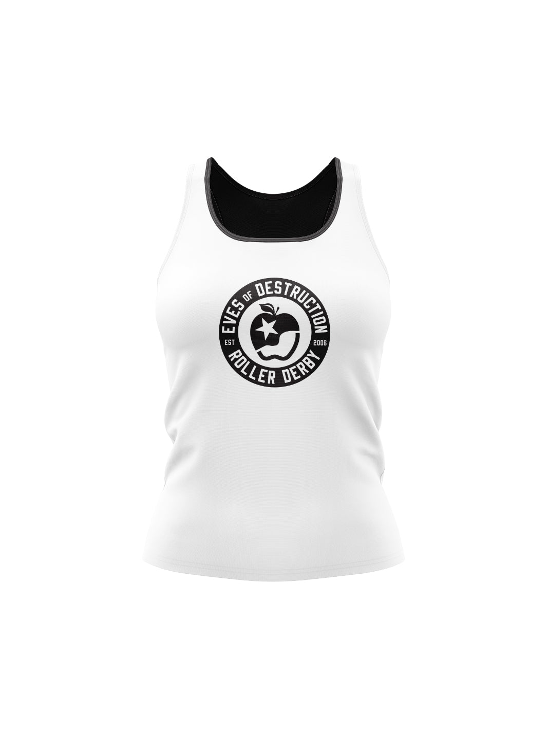 Eves of Destruction | Women's Athletic Tank Top Reversible - Oddball Workshop