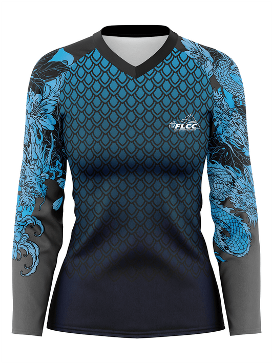 FLCC Titanium Masters | Women's Athletic Jersey Long Sleeve (Alternate Design) - Oddball Workshop