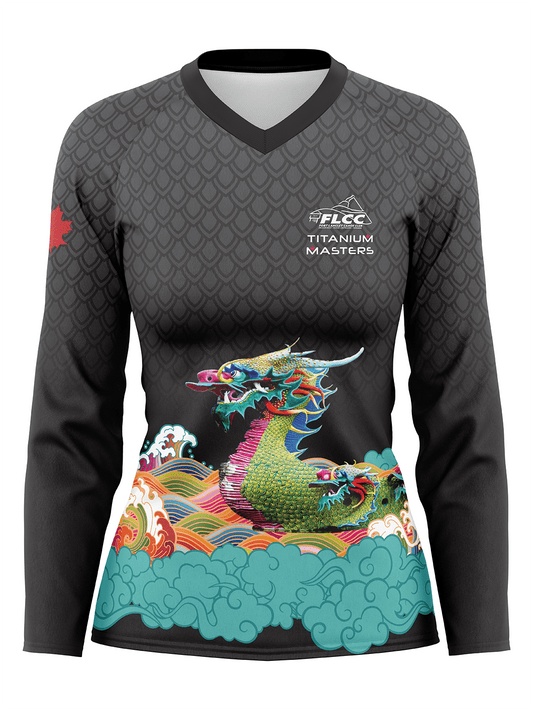 FLCC Titanium Masters | Women's Athletic Jersey Long Sleeve - Oddball Workshop