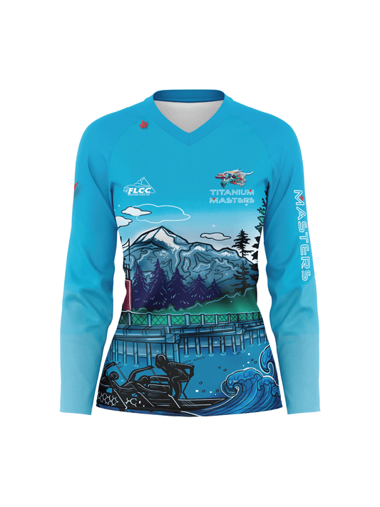 FLCC Titanium Masters | Women's Athletic Jersey Long Sleeve PACCC 2025 - Oddball Workshop