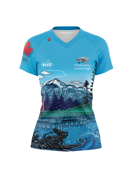 FLCC Titanium Masters | Women's Athletic Jersey Short Sleeve PACCC 2025 - Oddball Workshop