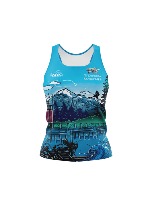 FLCC Titanium Masters | Women's Athletic Tank Top PACCC 2025 - Oddball Workshop
