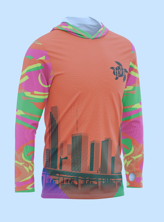 Florida Paddling Hui | Unisex Hooded Long Sleeve With Thumbholes - Oddball Workshop