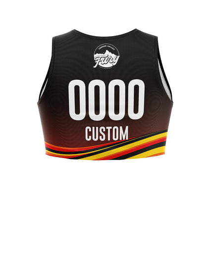 Fraser Valley Fury Junior Roller Derby | Men's Athletic Tank Top Crop - Oddball Workshop