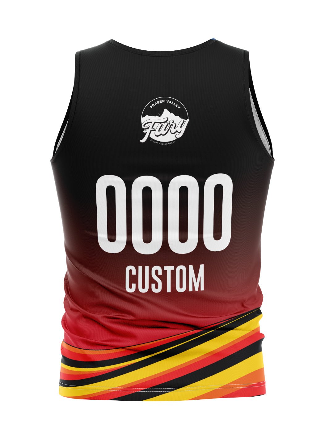 Fraser - Valley - Fury - Junior - Roller - Derby | Men's Athletic Tank Top - Oddball Workshop