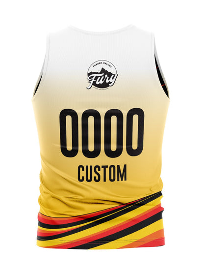 Fraser - Valley - Fury - Junior - Roller - Derby | Men's Athletic Tank Top Reversible - Oddball Workshop