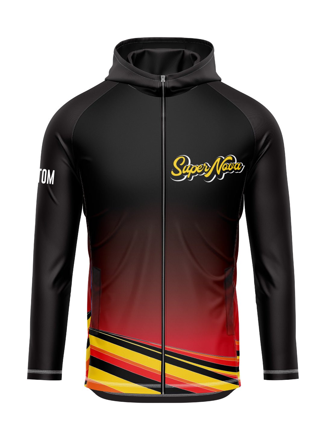 Fraser Valley Fury Junior Roller Derby | Men's Hooded Cascade Lightweight Jacket - Oddball Workshop