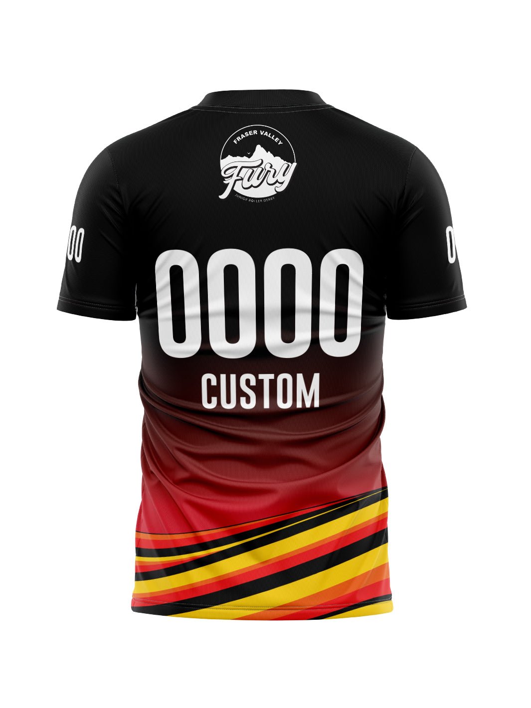 Fraser - Valley - Fury - Junior - Roller - Derby | Men's Team Jersey Short Sleeve - Oddball Workshop