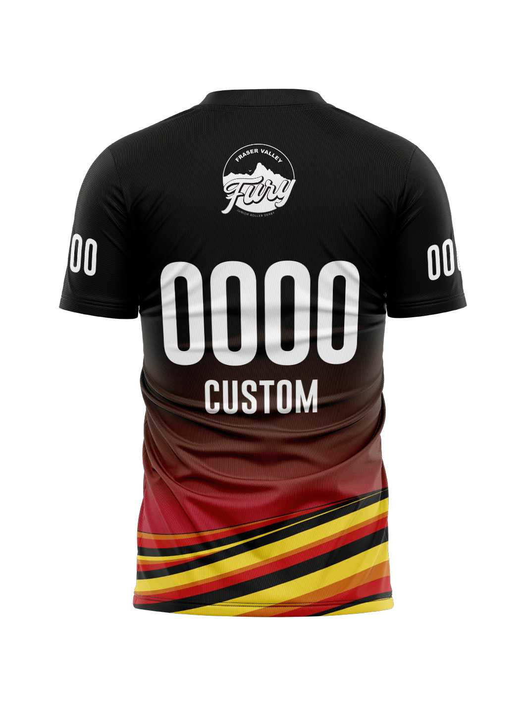 Fraser Valley Fury Junior Roller Derby | Men's Team Jersey Short Sleeve Reversible - Oddball Workshop