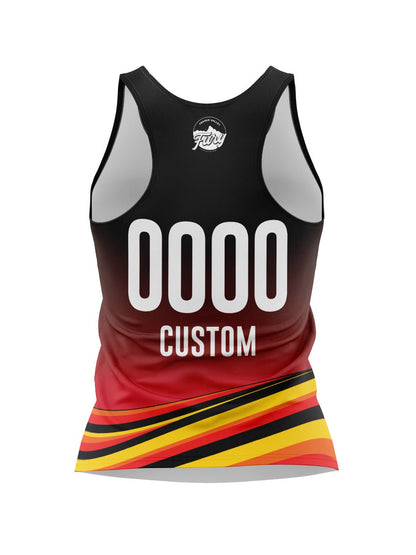 Fraser - Valley - Fury - Junior - Roller - Derby | Women's Athletic Tank Top - Oddball Workshop