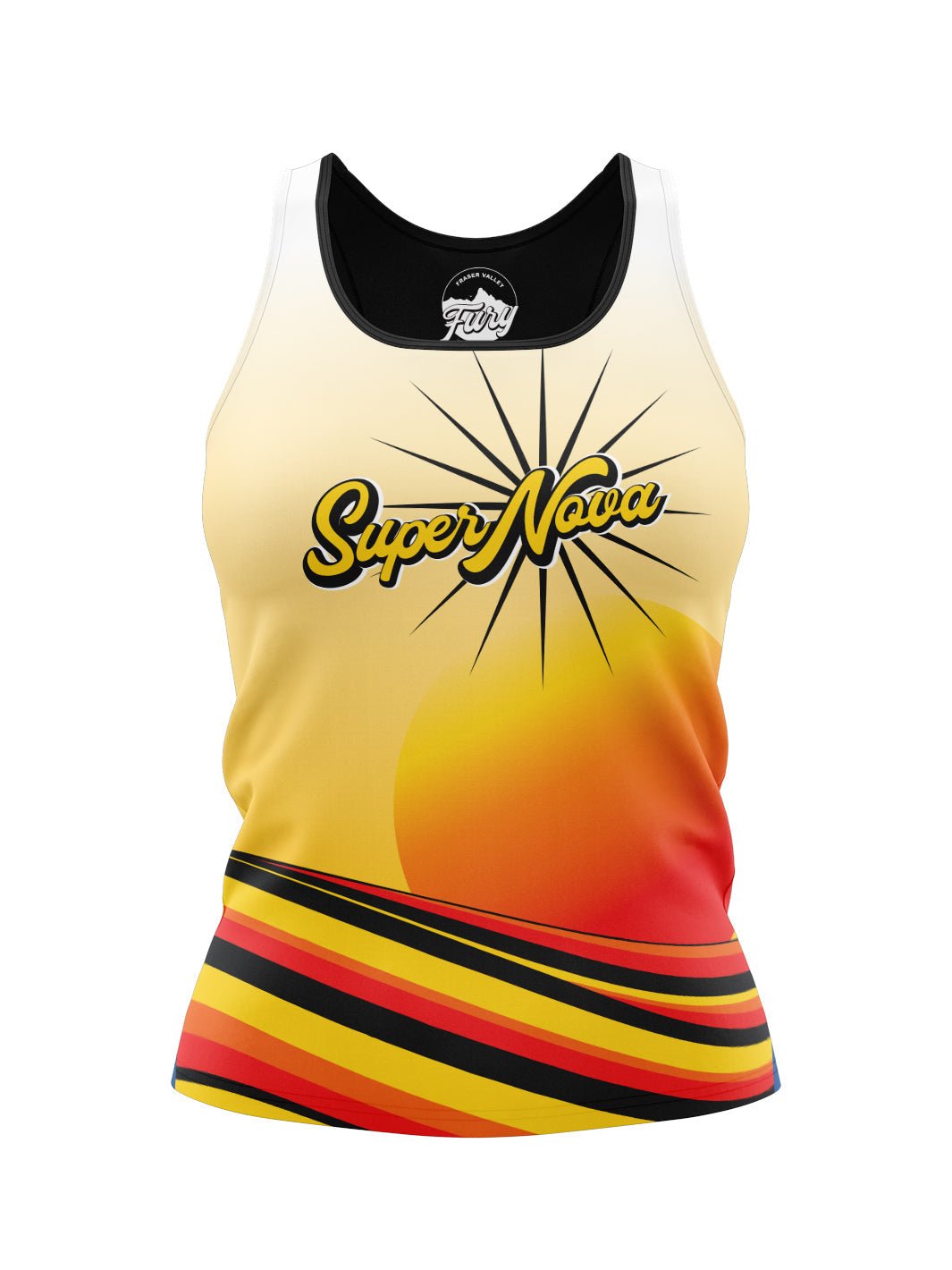 Fraser - Valley - Fury - Junior - Roller - Derby | Women's Athletic Tank Top Reversible - Oddball Workshop