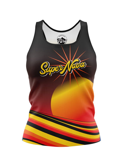 Fraser - Valley - Fury - Junior - Roller - Derby | Women's Athletic Tank Top Reversible - Oddball Workshop
