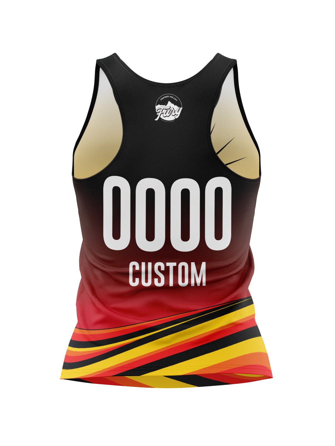 Fraser - Valley - Fury - Junior - Roller - Derby | Women's Athletic Tank Top Reversible - Oddball Workshop