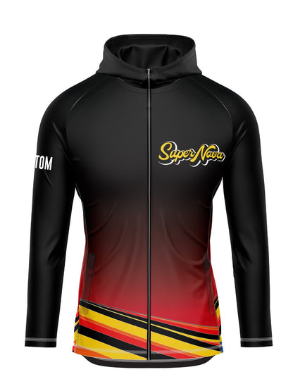 Fraser Valley Fury Junior Roller Derby | Women's Hooded Cascade Lightweight Jacket - Oddball Workshop