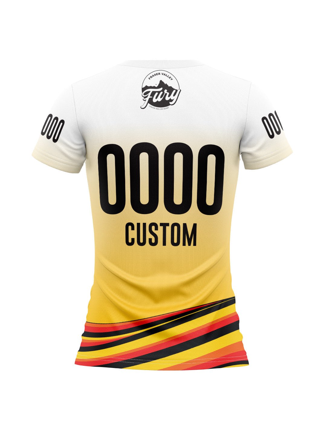 Fraser - Valley - Fury - Junior - Roller - Derby | Women's Team Jersey Short Sleeve - Oddball Workshop