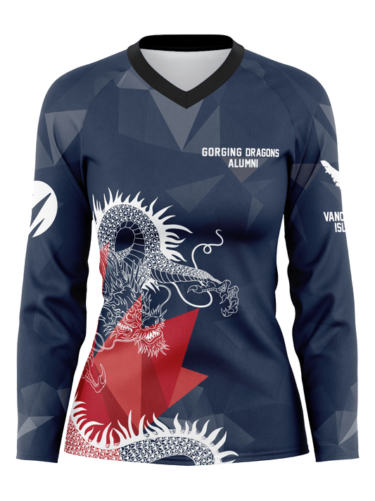 GD Alumni + | Women's Athletic Jersey Long Sleeve - Oddball Workshop