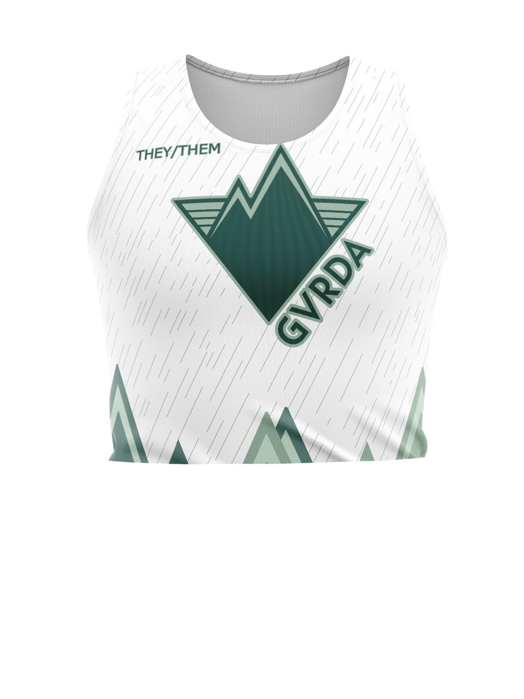 Greater Vancouver Roller Derby Association | Men's Athletic Tank Top Crop - Oddball Workshop