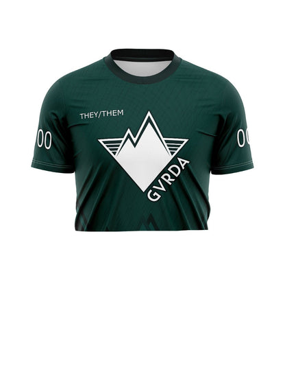 Greater Vancouver Roller Derby Association | Men's Team Jersey Short Sleeve Crop - Oddball Workshop