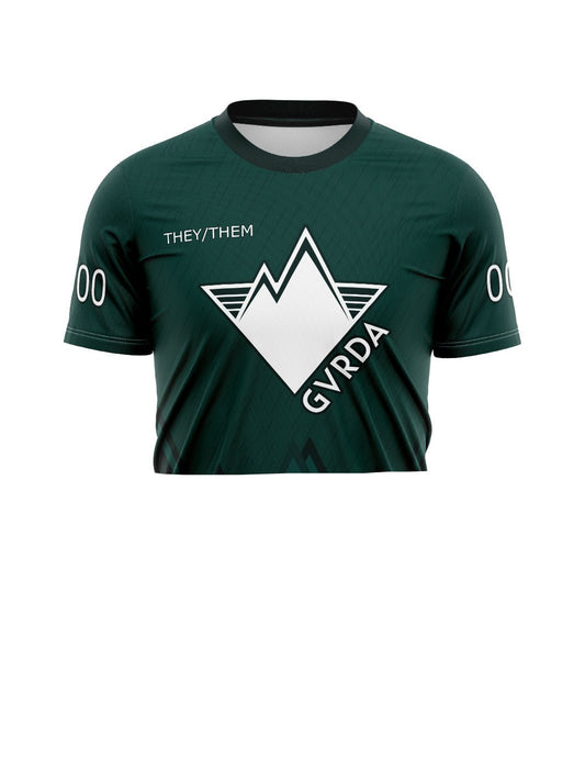 Greater Vancouver Roller Derby Association | Men's Team Jersey Short Sleeve Crop - Oddball Workshop