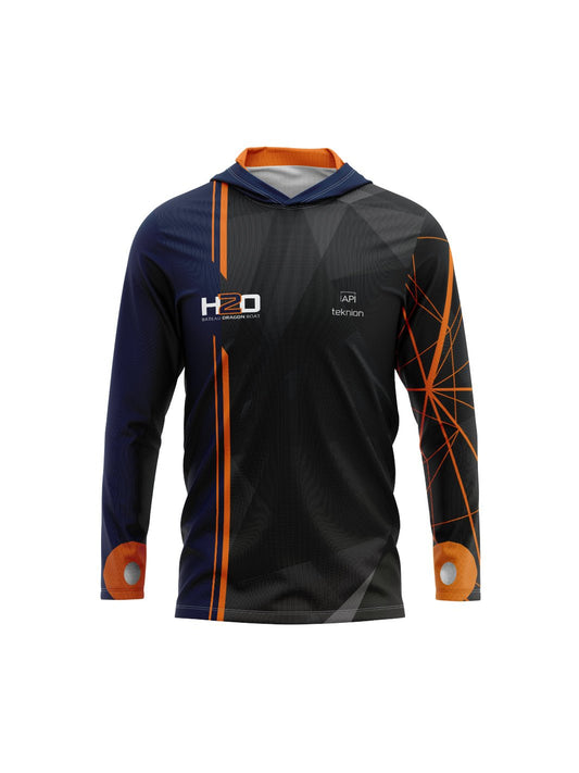 H2o Playground Unisex Hooded Jersey Long Sleeve With Thumbholes - Oddball Workshop