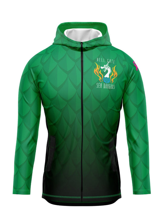 Hell Gate Sea Dragons | Women's Cascade Lt Wt Jacket Hooded - Oddball Workshop