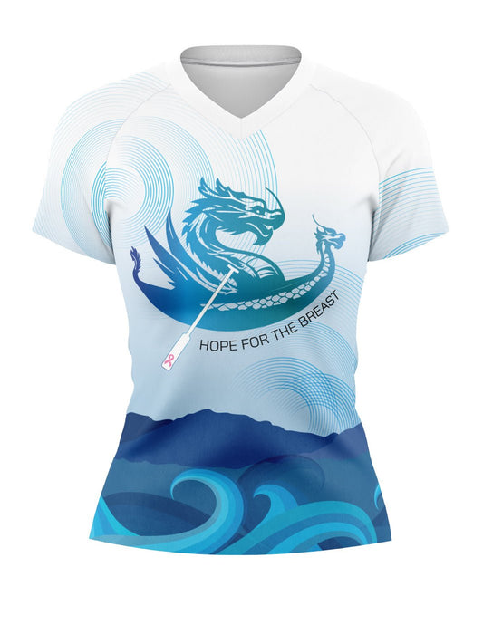 Hope For The Breast | Women's Athletic Jersey Short Sleeve - Oddball Workshop