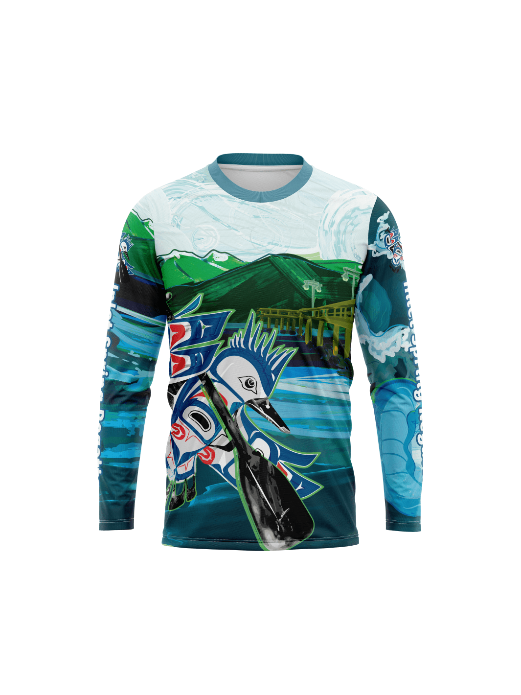 Aurora Oval Logo Long-Sleeve Tee/White | Spectre(スペクトル)