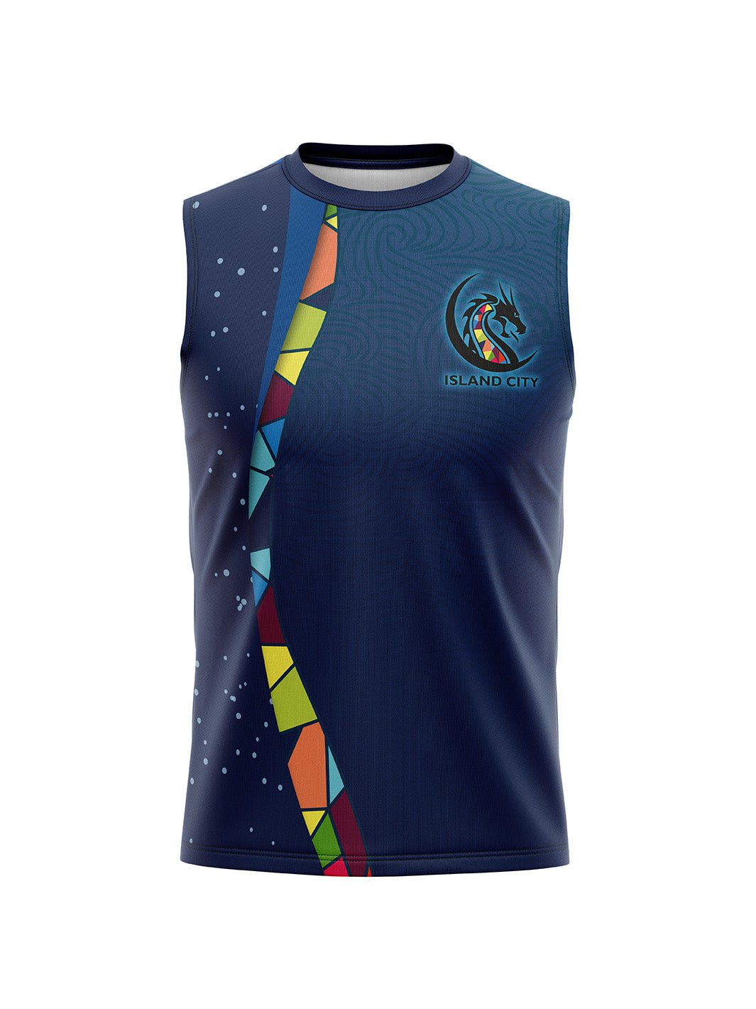 Island City Dragon Boat | Men's Prime Sleeveless Top - Oddball Workshop