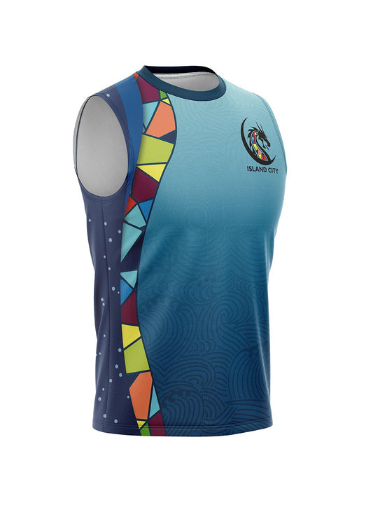 Island City Dragon Boat | Men's Prime Sleeveless Top - Oddball Workshop
