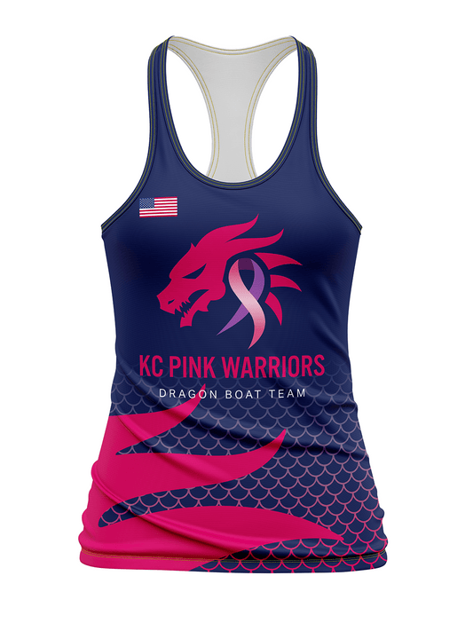 KC Pink Warriors | Women's Relaxed Tank Top - Oddball Workshop