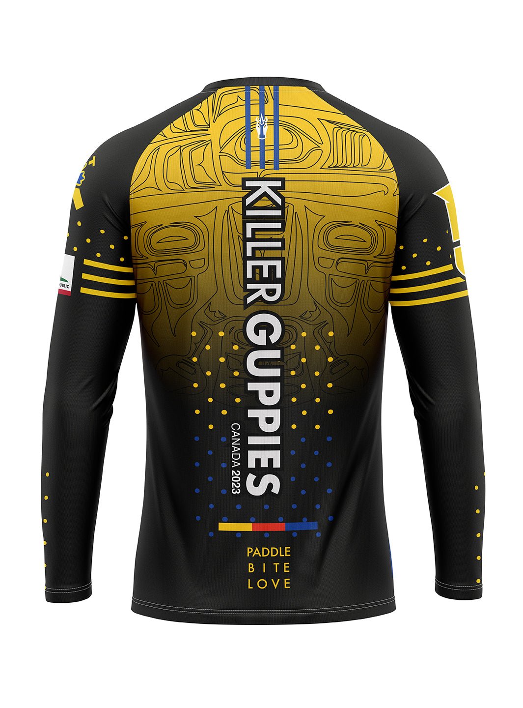 Killer Guppies Canadian | Men's Athletic Jersey Long Sleeve - Oddball Workshop